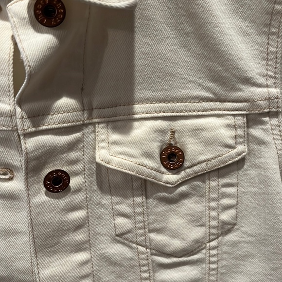 Theory - White Jean Jacket - Picture 3 of 4